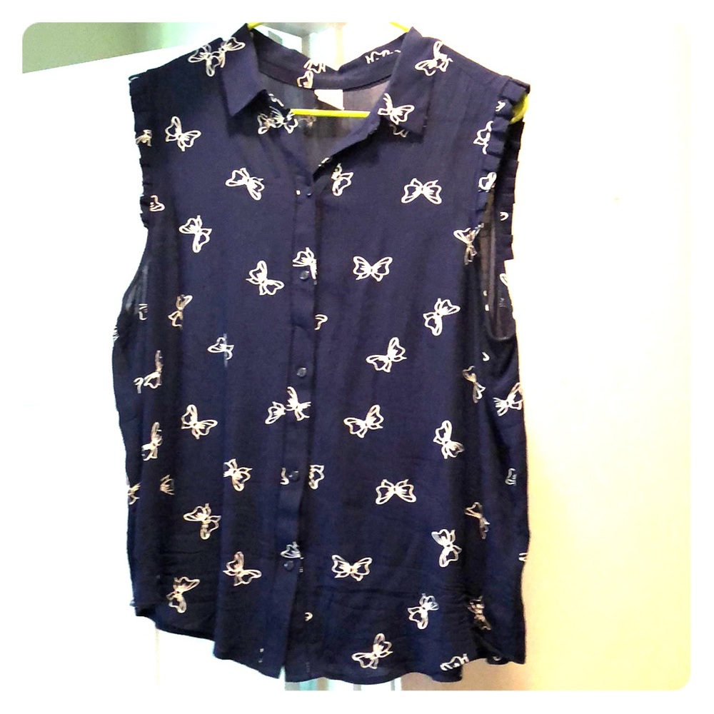 Disney by Lauren Conrad Minnie Bow blouse